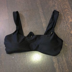 Aerie black scoop bikini top